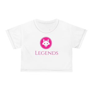 Women’s White Cropped T-Shirt