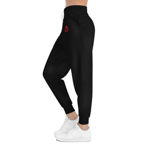 Red Athletic Joggers (AOP)