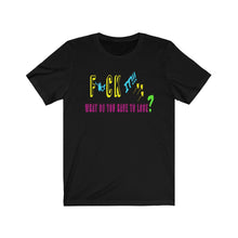 Load image into Gallery viewer, F* It! Unisex Jersey Short Sleeve Tee
