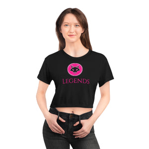 Women’s Black Cropped T-Shirt