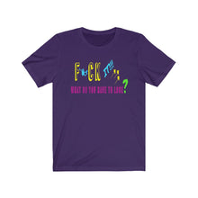 Load image into Gallery viewer, F* It! Unisex Jersey Short Sleeve Tee
