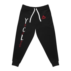 Red Athletic Joggers (AOP)