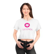 Load image into Gallery viewer, Women’s White Cropped T-Shirt
