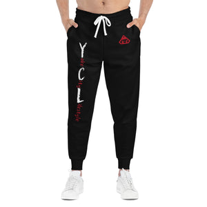 Red Athletic Joggers (AOP)