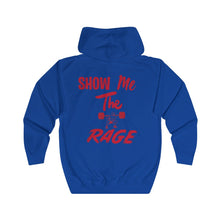 Load image into Gallery viewer, Unisex ShowMeTheRage Full Zip Hoodie
