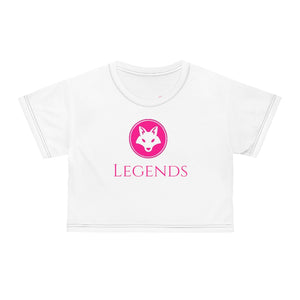 Women’s White Cropped T-Shirt